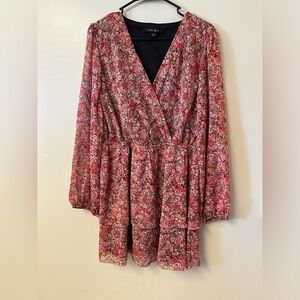 Amisu floral print midi dress